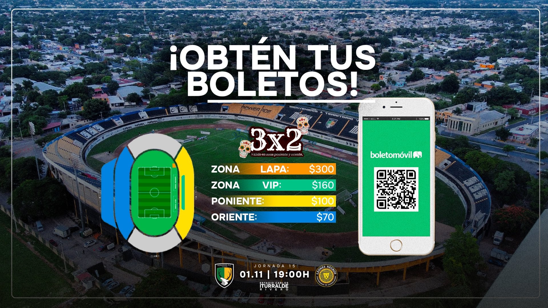 Venados FC Ticket Promotion for the Game Against Leones Negros - Get Yours Now!